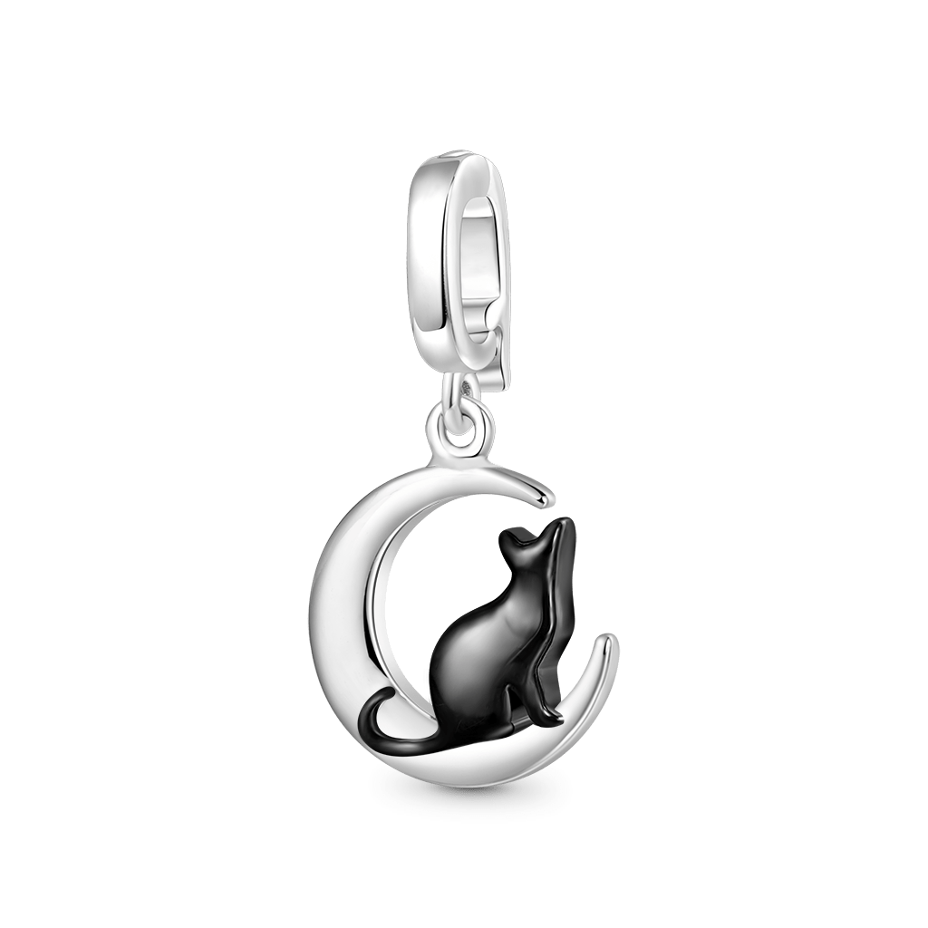 Gnoce Halloween Black Cat Clasp Clusters Charm_1