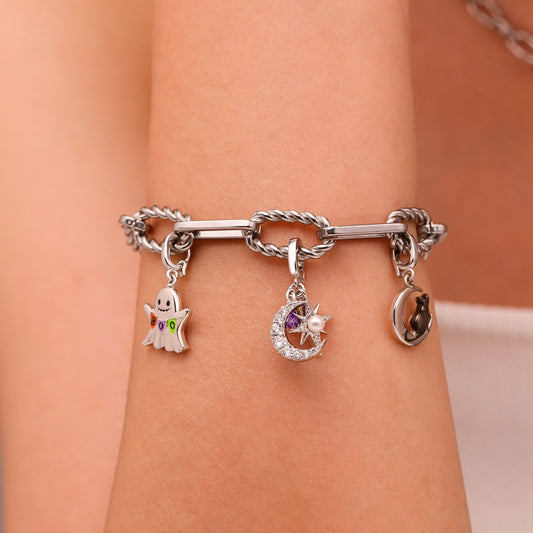 Gnoce Halloween Black Cat Clasp Clusters Charm_6