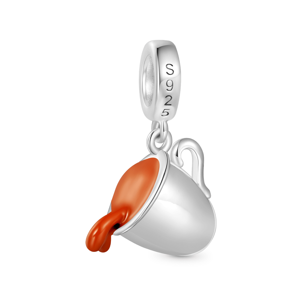 Gnoce BUT FIRST, Coffee Spilled Pendant Dangle Charm_2