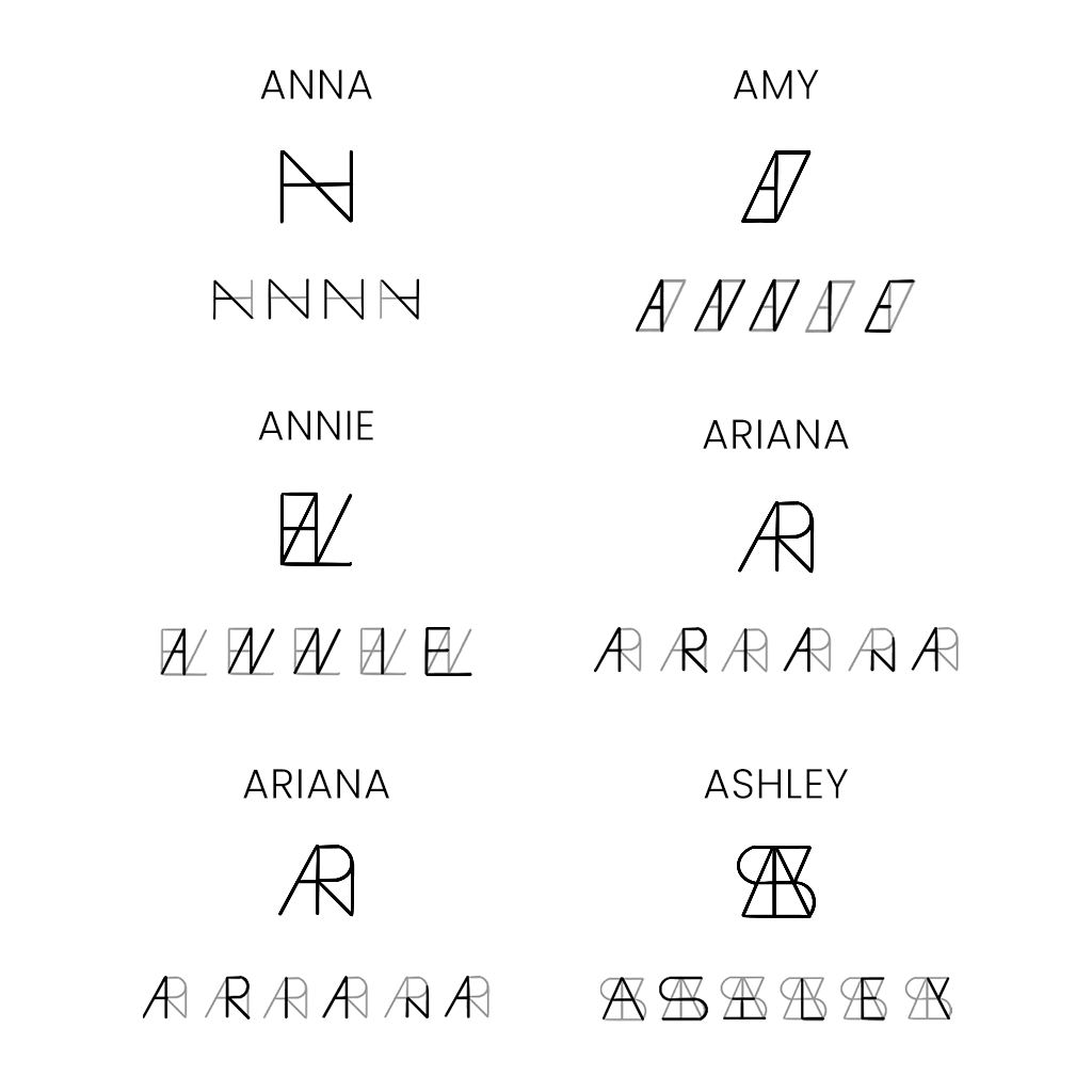 Gnoce Minimalist Monogram Name Exclusive Necklace_5