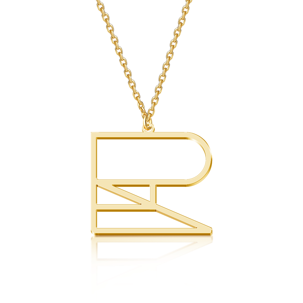 Gnoce Minimalist Monogram Name Exclusive Necklace_1