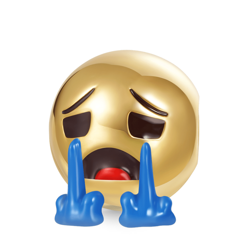 Gnoce emoji Loudly Crying Face Charm_1