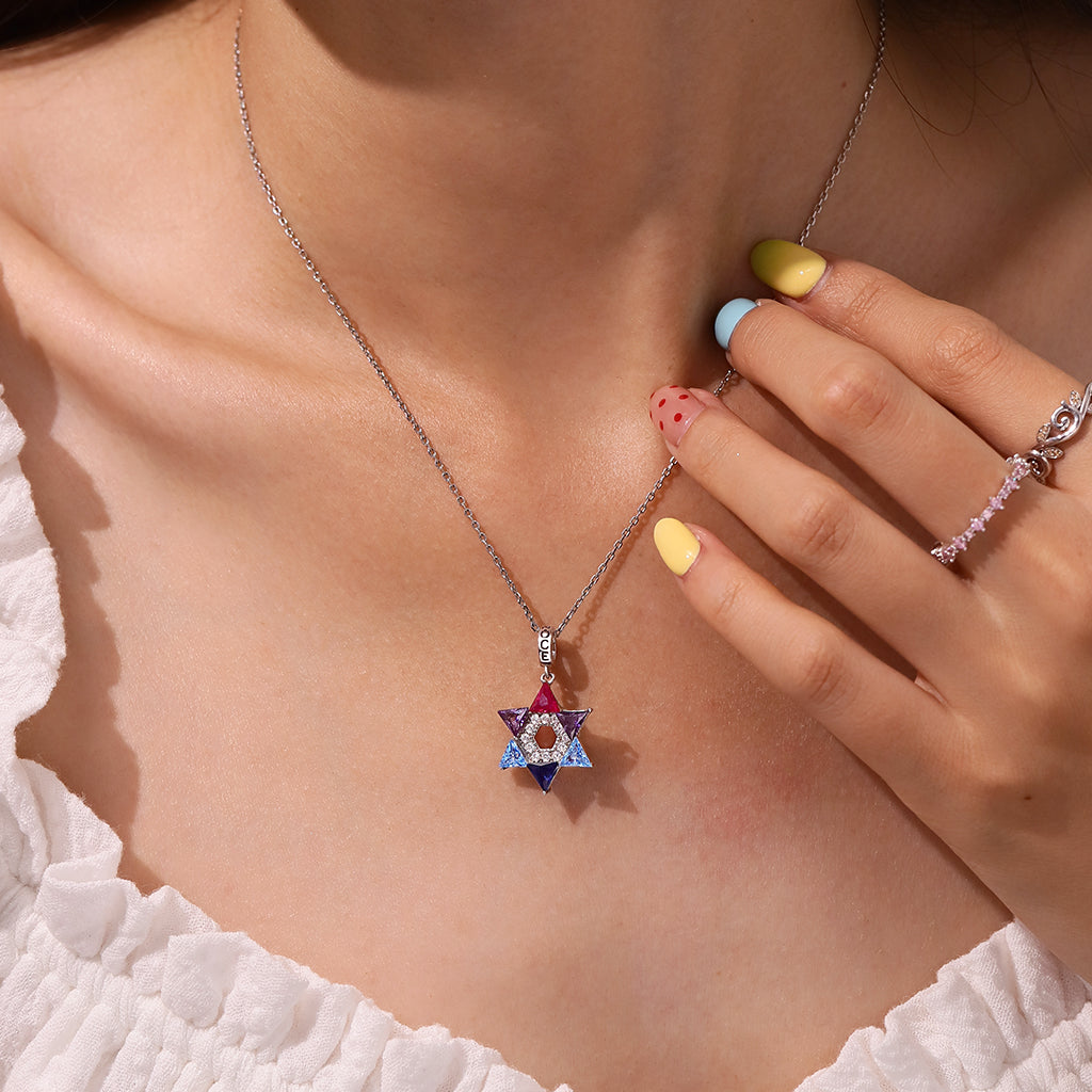 Gnoce Star of David Pendant Dangle Charm_5