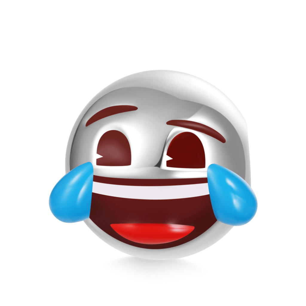 Gnoce emoji Laughing with Tears Face Charm_2
