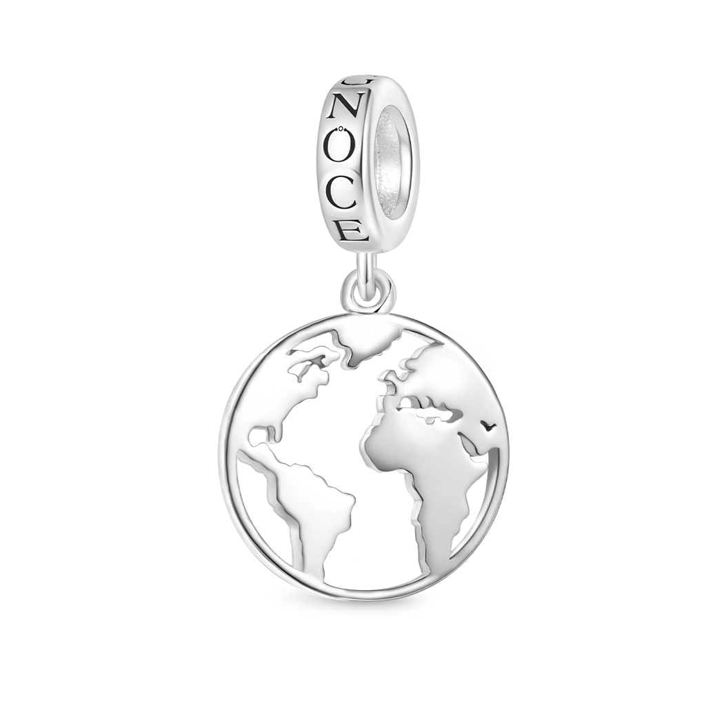 Gnoce Sparkling Earth Pendant Dangle Charm_1