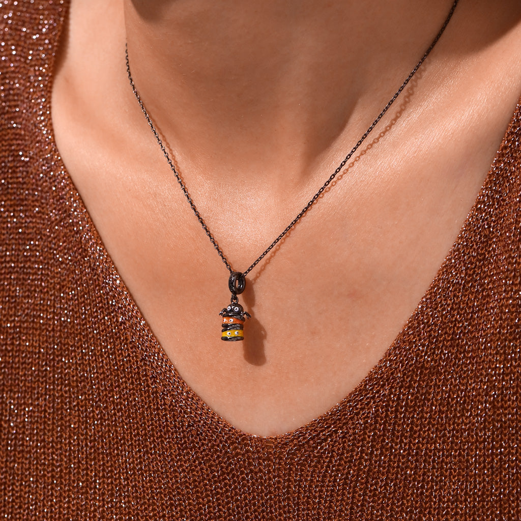 Gnoce Halloween Spider Peanut Butter Cookies Pendant Dangle Charm_5