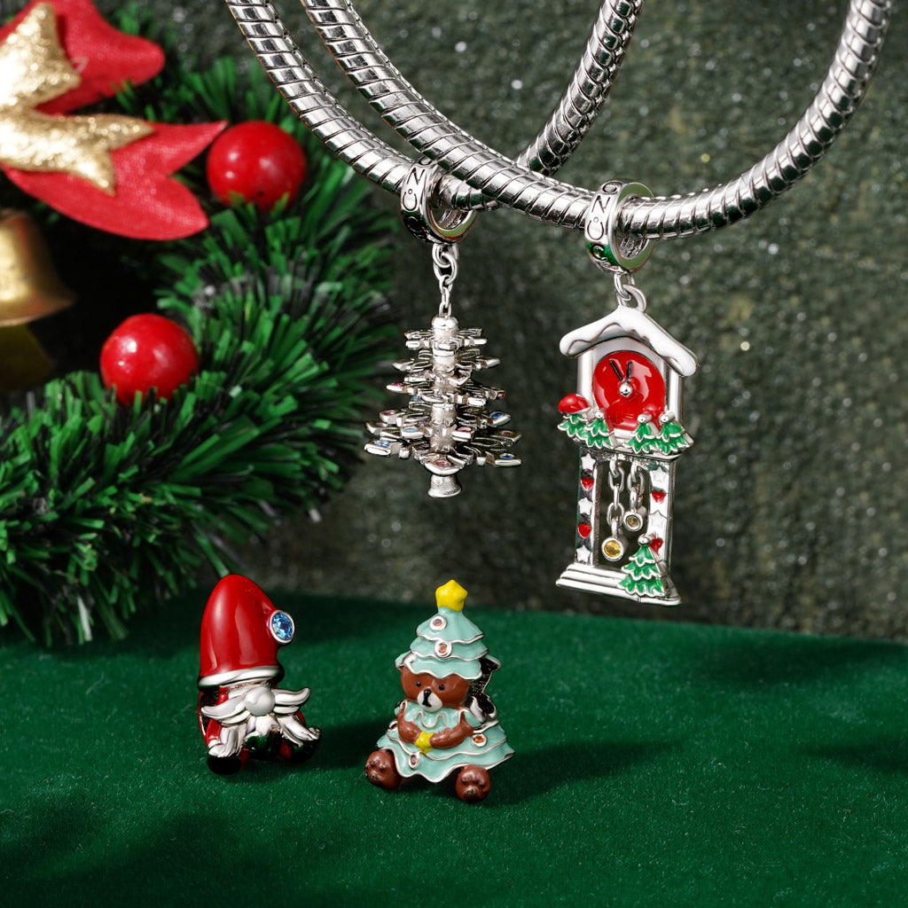 Gnoce Cute Bear Christmas Tree Charm_3