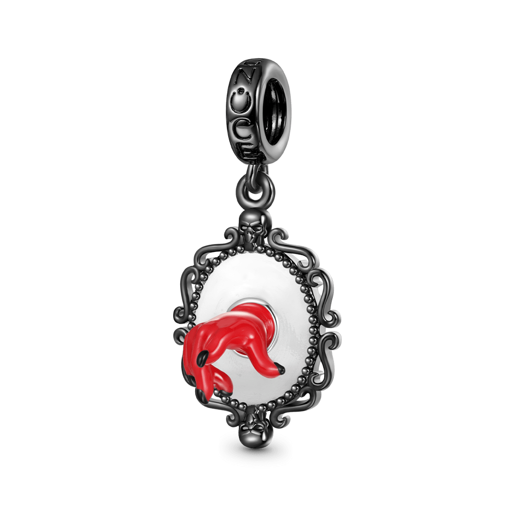 Gnoce Halloween Magic Mirror & Devil's Hand Photo Pendant Dangle Charm_2