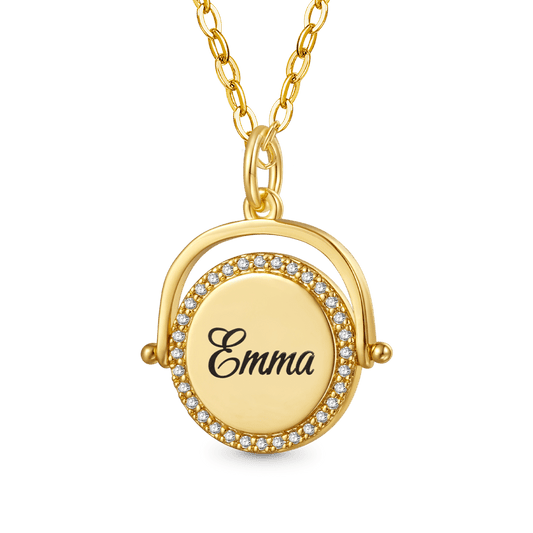 Gnoce Personalized Fidget Toy Anti Anxiety Necklace_1