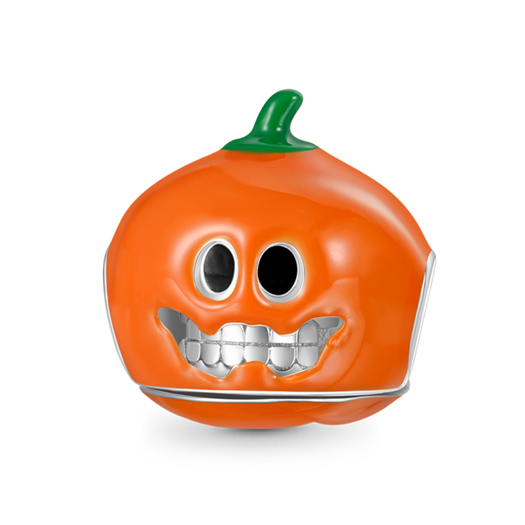 Gnoce Double-layer Skull Pumpkin Head Charm_3