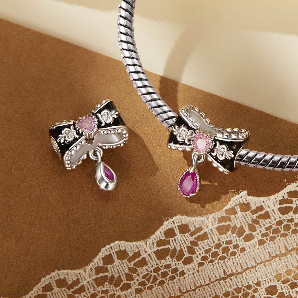 Gnoce Romantic Vintage Bow Charm_2