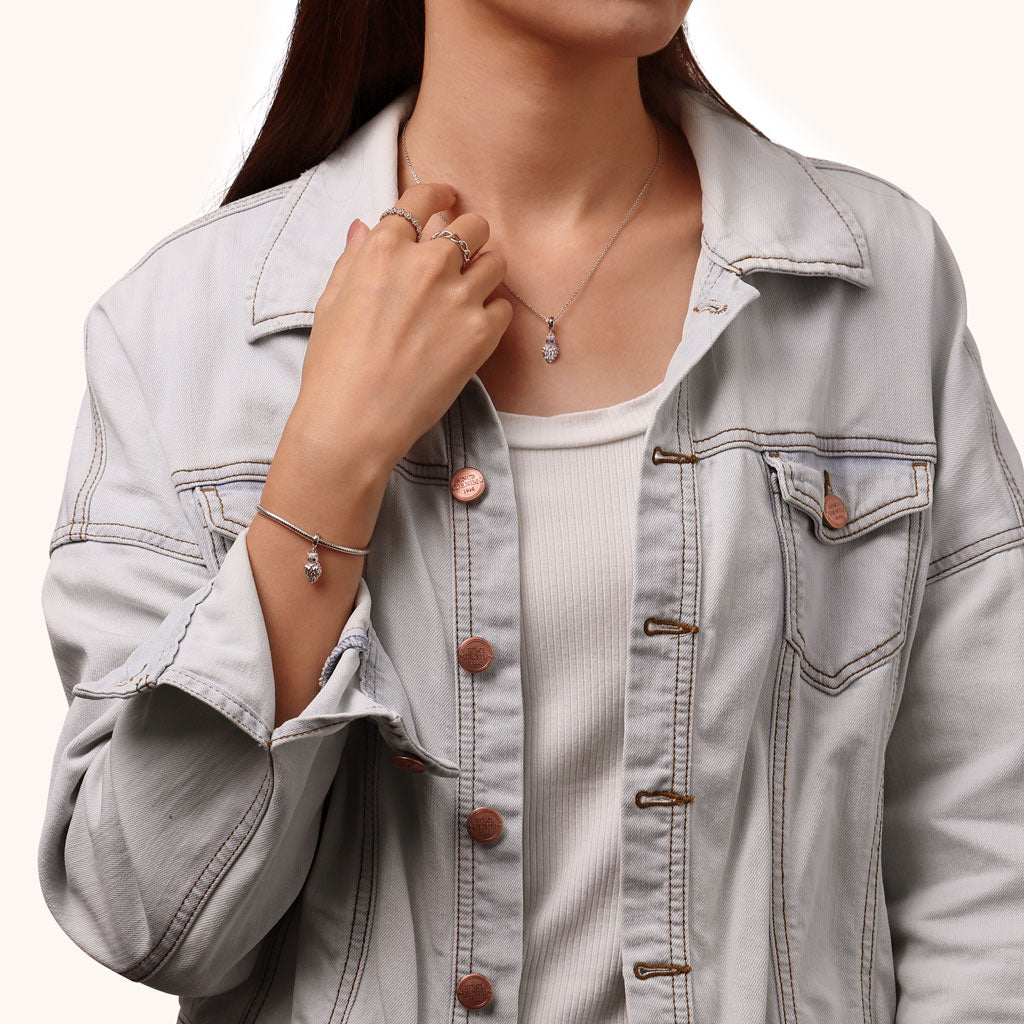 Gnoce Hollow Owl Wings Light Shadow Pendant Dangle Charm_4