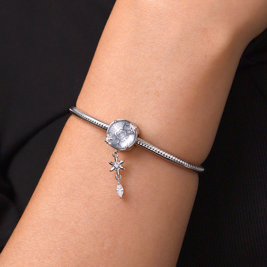 Gnoce Crystal Snowflake Charm_5