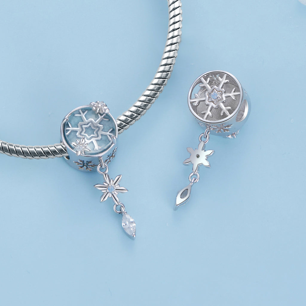 Gnoce Crystal Snowflake Charm_2