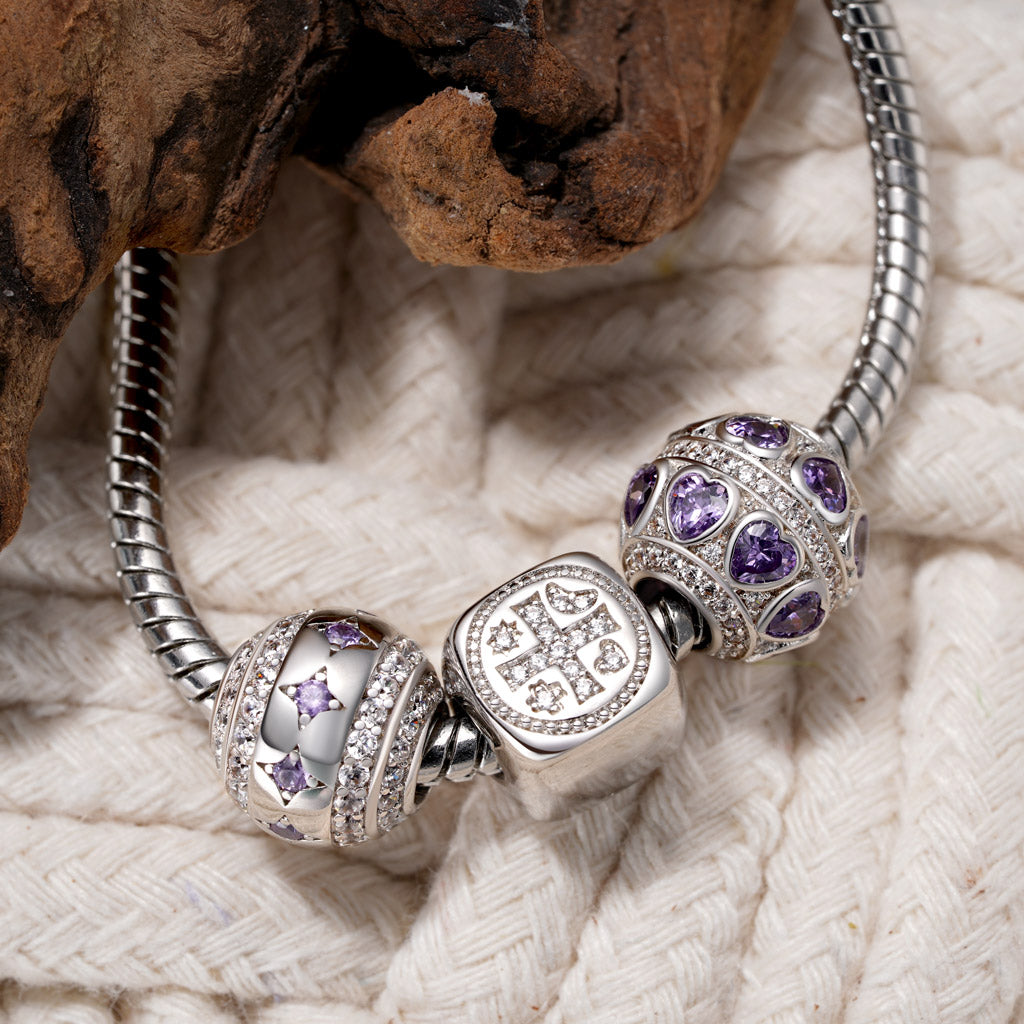 Gnoce Stars Shine Bright Birthstone Charm_4