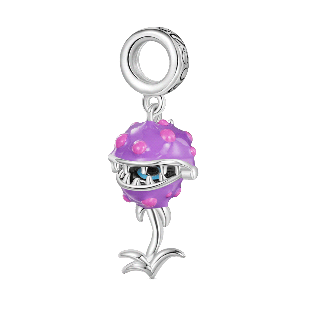 Gnoce Openable Piranha Eyeball Pendant Dangle Charm_1