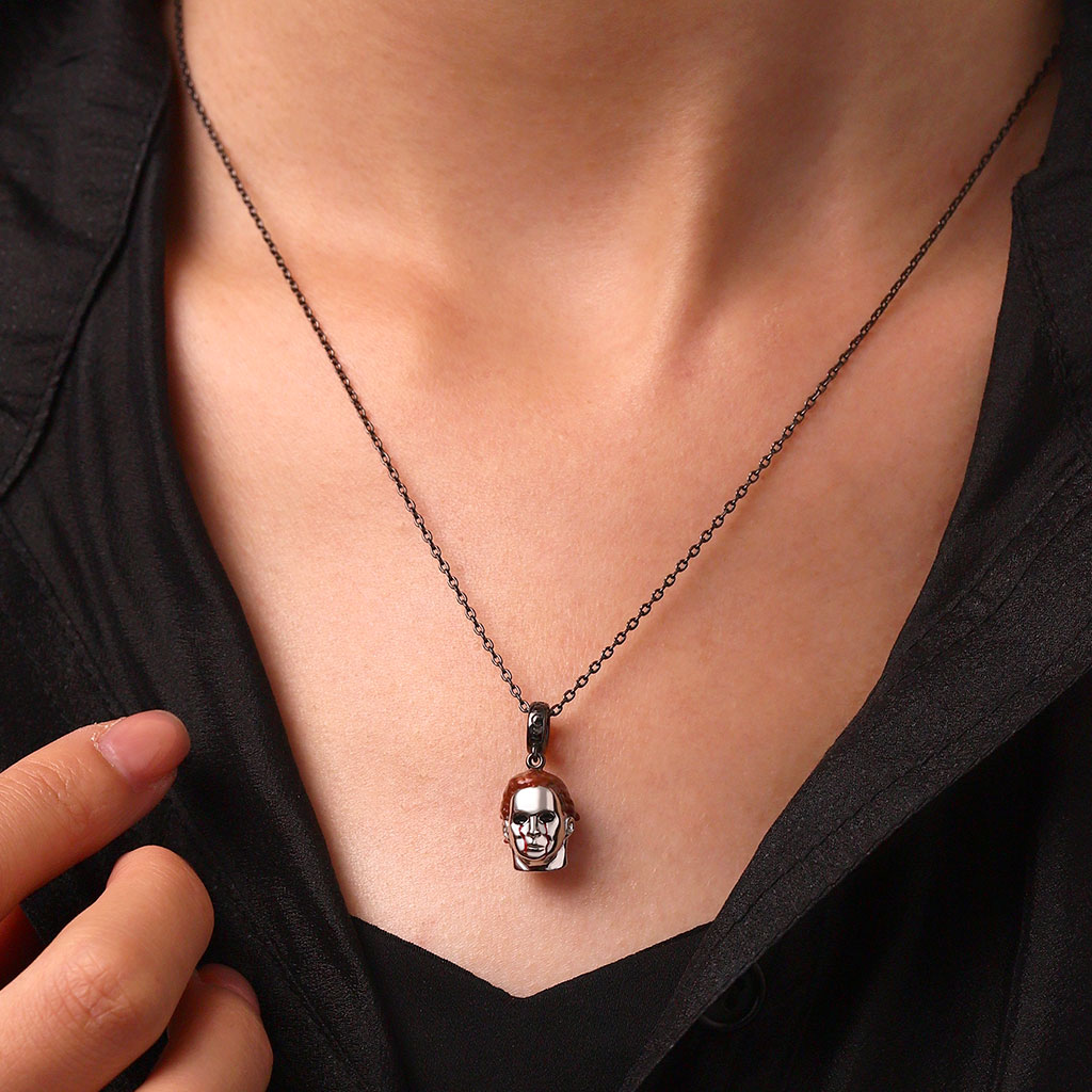 Gnoce Halloween Bloody Michael Myers Pendant Dangle Charm_5