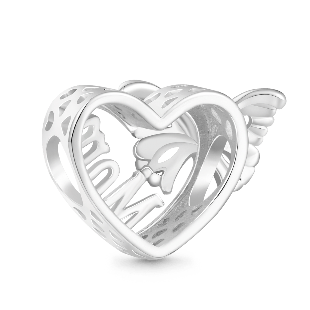 Gnoce Mother's Day Butterfly Heart Charm_2