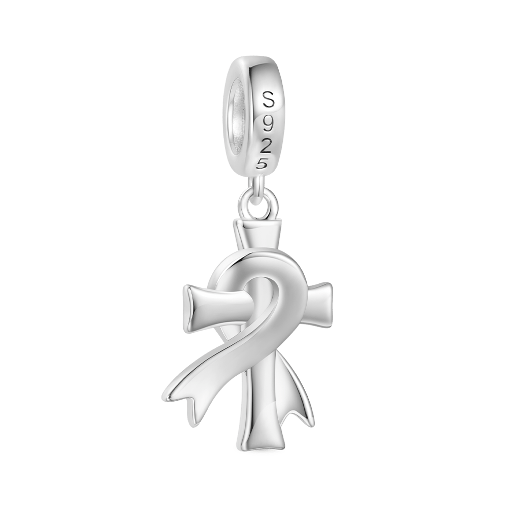 Gnoce Breast Cancer Awareness Pendant Dangle Charm_2