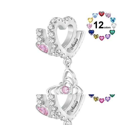 Gnoce Valentine's Day Butterfly Love Letter Personalized Charm_1