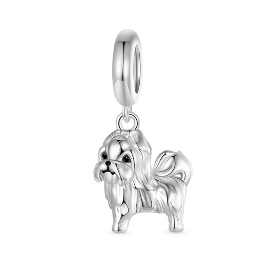 Gnoce Cute Animal Shih Tzu Pendant Dangle Charm_1