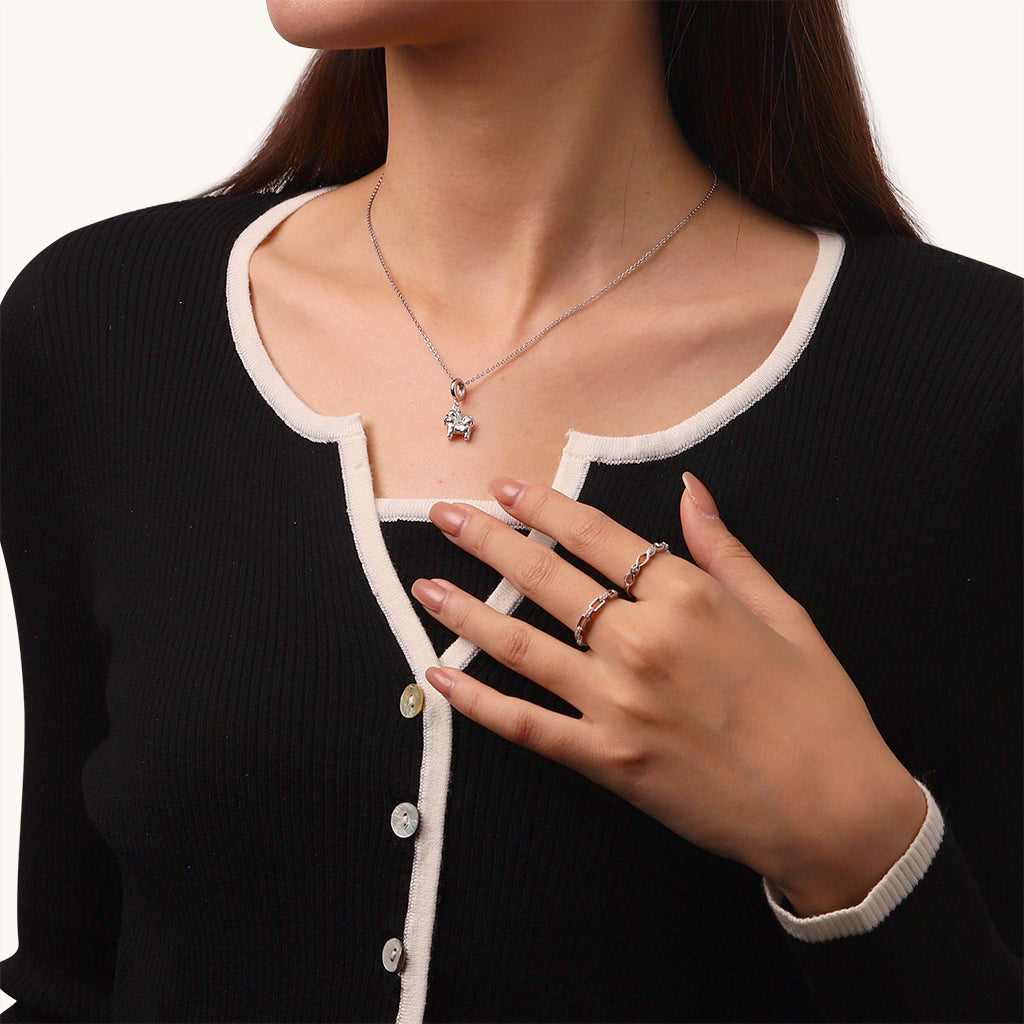 Gnoce Cute Animal Shih Tzu Pendant Dangle Charm_3