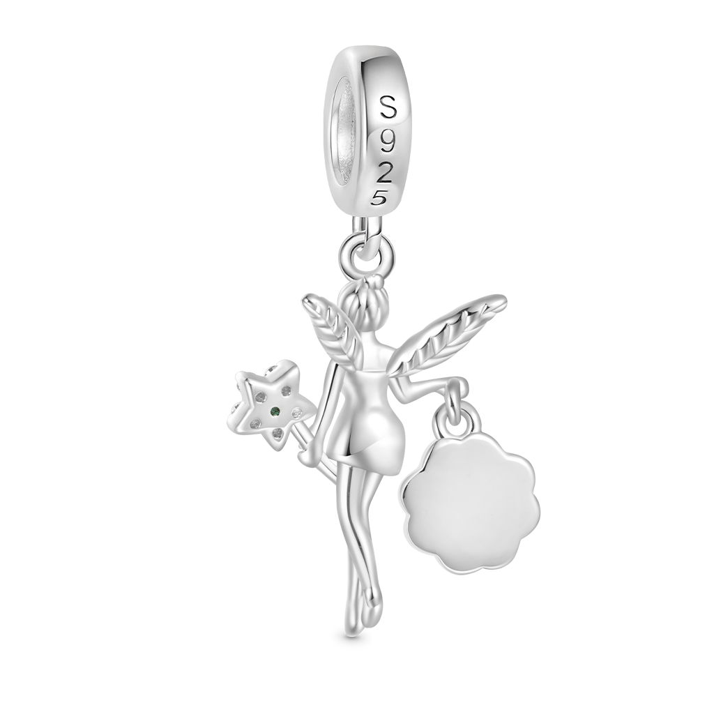 Gnoce Fairy Hand-held Glow-in-the-Dark Four-leaf Clover Pendant Dangle Charm_3