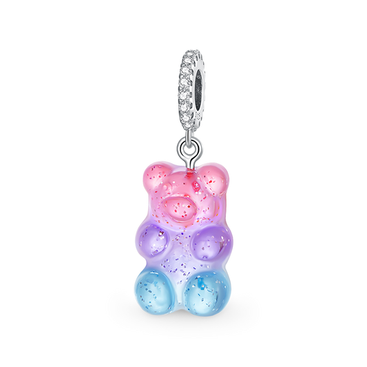 Gnoce Gummy Bear CZ Pave Pendant Dangle Charm_1