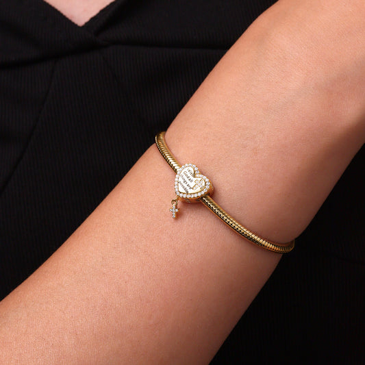 Gnoce 18k Gold Plated Double-Sided Devotion Heart Charm_4