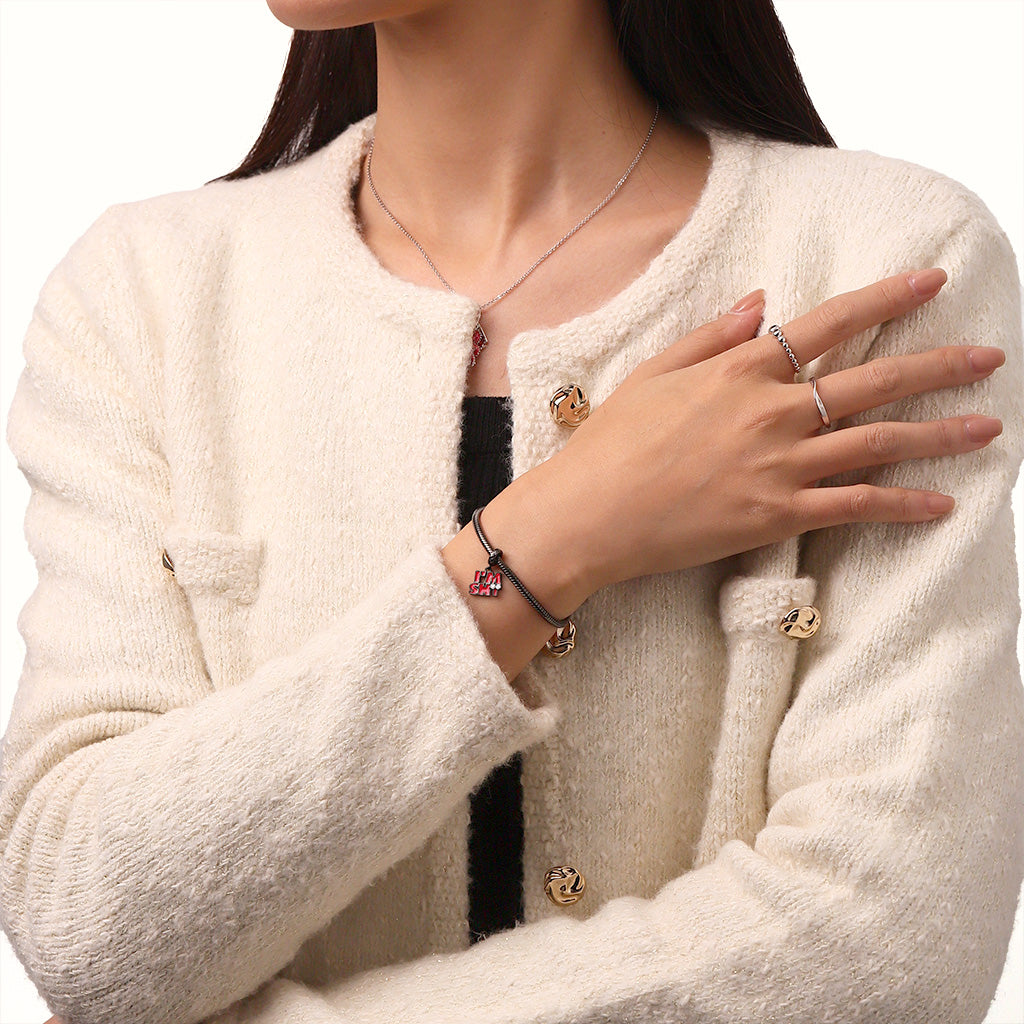 Gnoce IM SHY Individuality Birthstone Pendant Dangle Charm_7