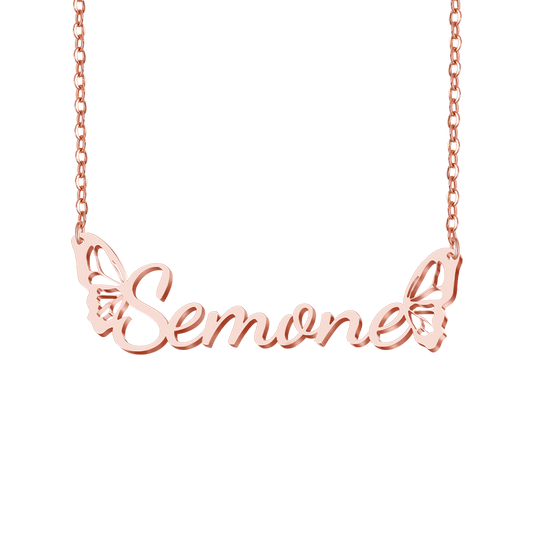 Gnoce Exquisite Butterfly Wings Personalized Name Necklace_1