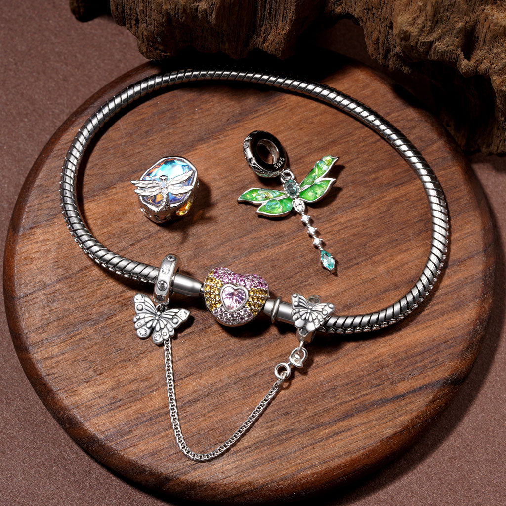 Gnoce Butterfly Safety Chain Charm_4