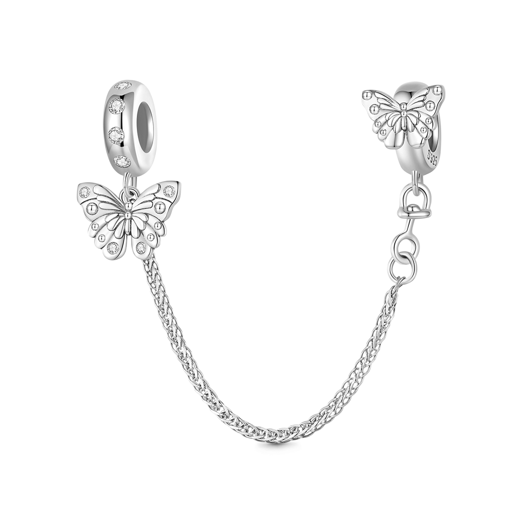 Gnoce Butterfly Safety Chain Charm_1