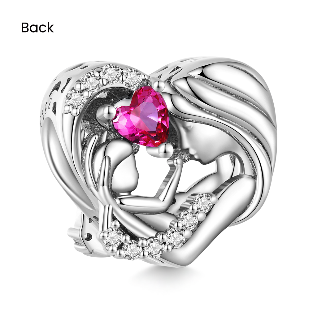 Gnoce Warm Moment Mother Hug Child Heart Charm_2