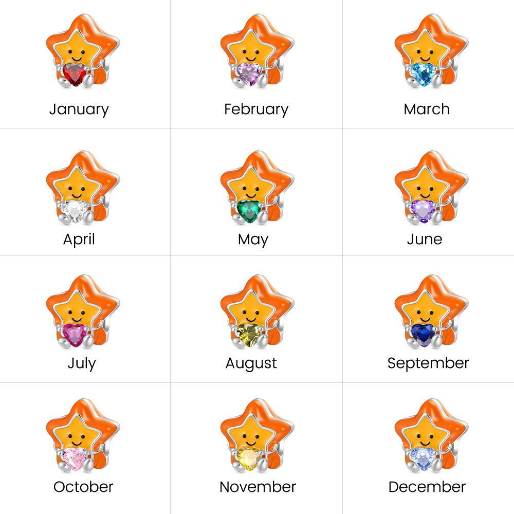 Gnoce Fun Star Cookie Embraces Love Charm_4