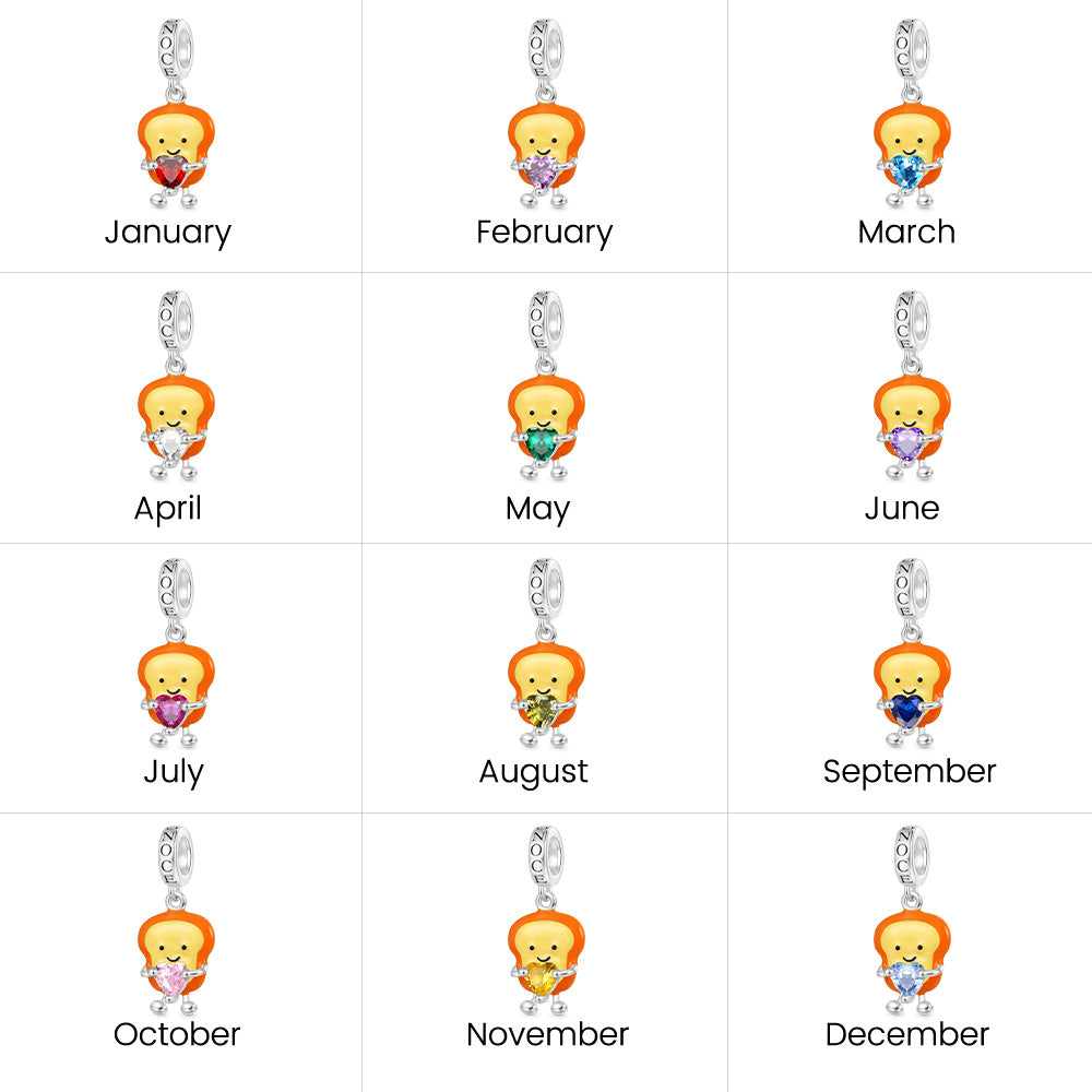 Gnoce Fun Toast Slices Embraces Love Charm_3