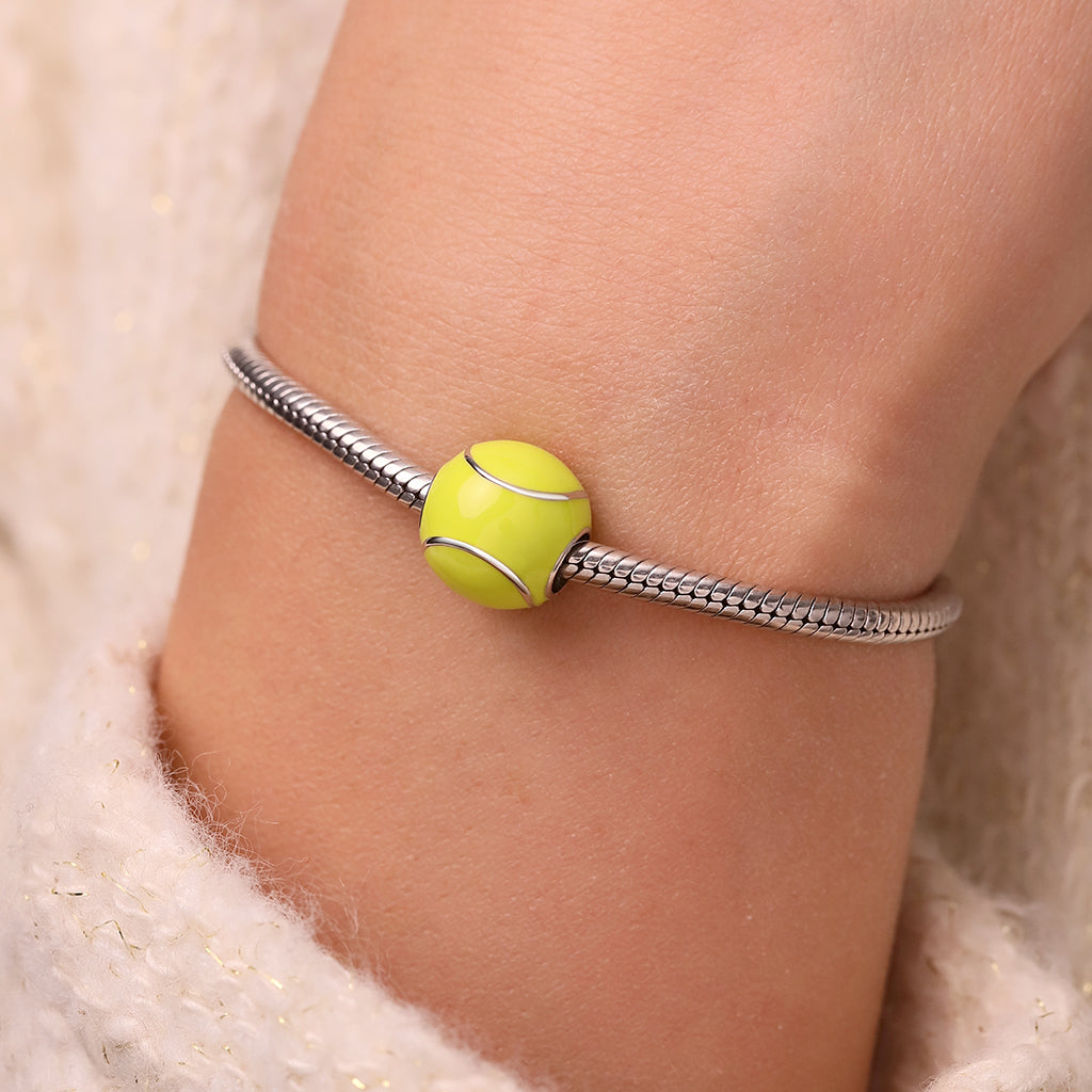 Gnoce Green Tennis Ball Sports Charm_5