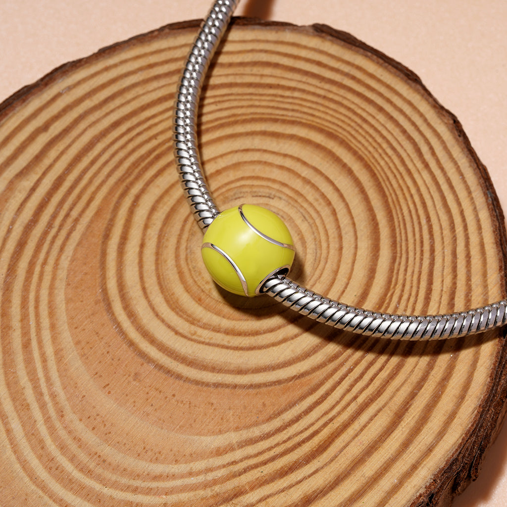 Gnoce Green Tennis Ball Sports Charm_3
