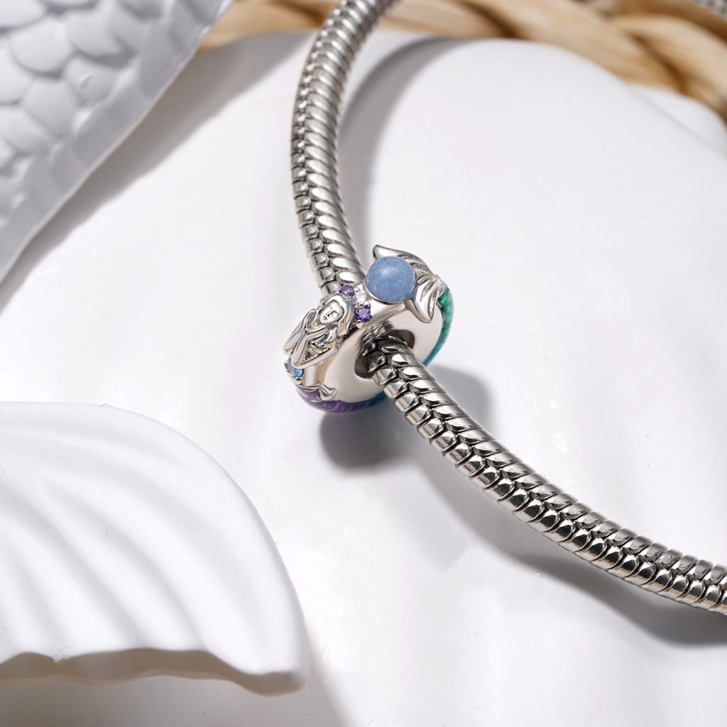 Gnoce Glow-in-the-Dark Gradient Mermaid Tail Stopper Charm_4