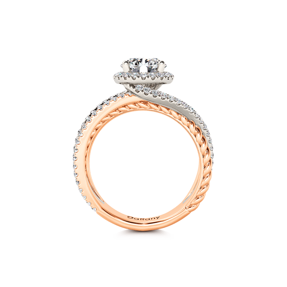 Fancy Round Cut Twisted Rope Crossover Engagement Ring_2