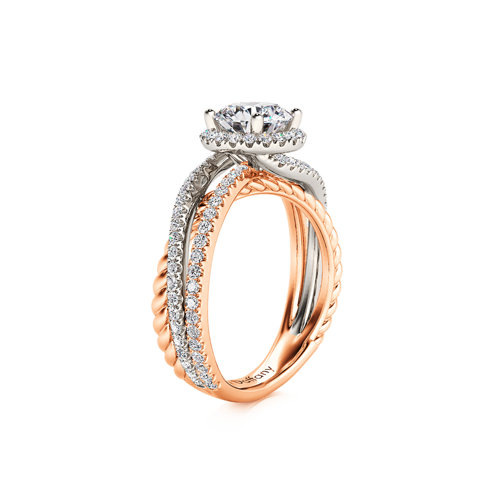 Fancy Round Cut Twisted Rope Crossover Engagement Ring_3