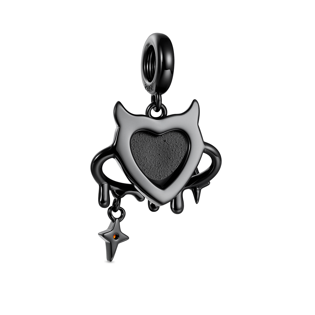 Gnoce Sweet Cool Heart of the Devil Pendant Dangle Charm_2