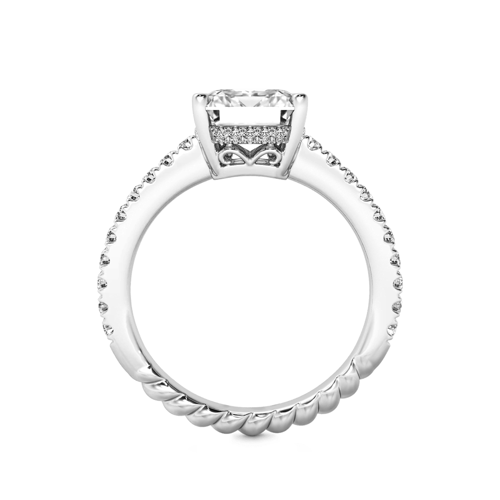 Gnoce Radiant-cut Side Stone Engagement Ring_3