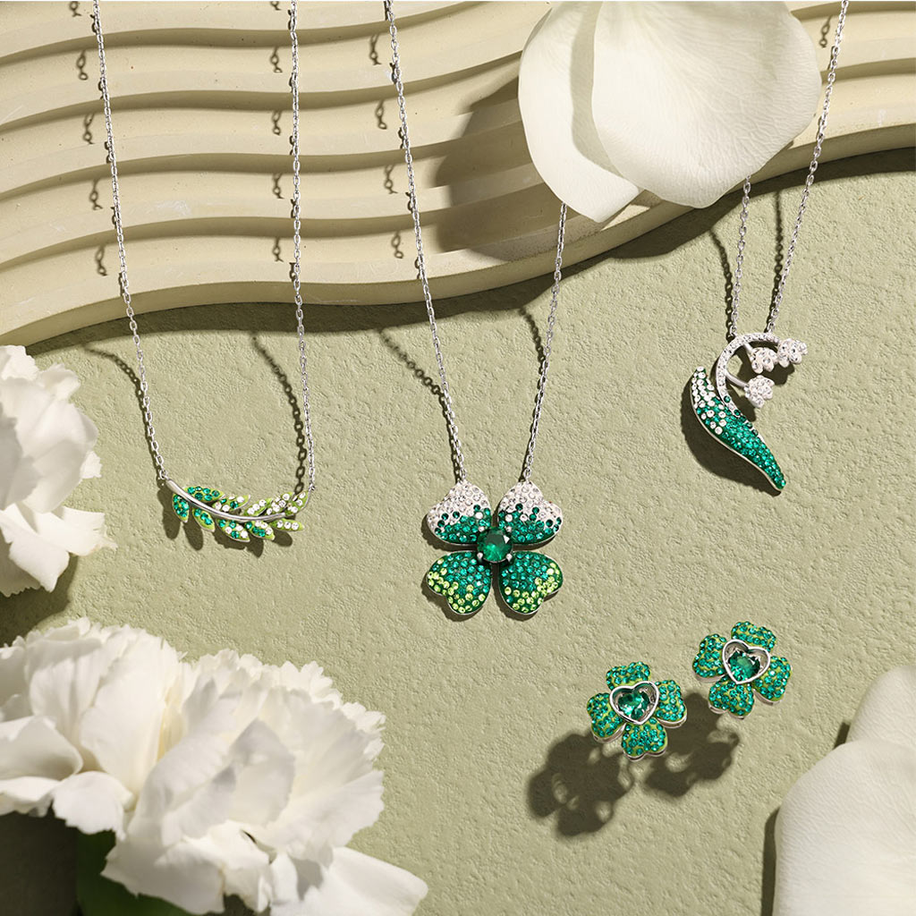 Gnoce Olive Leaf Pendant Necklace_5