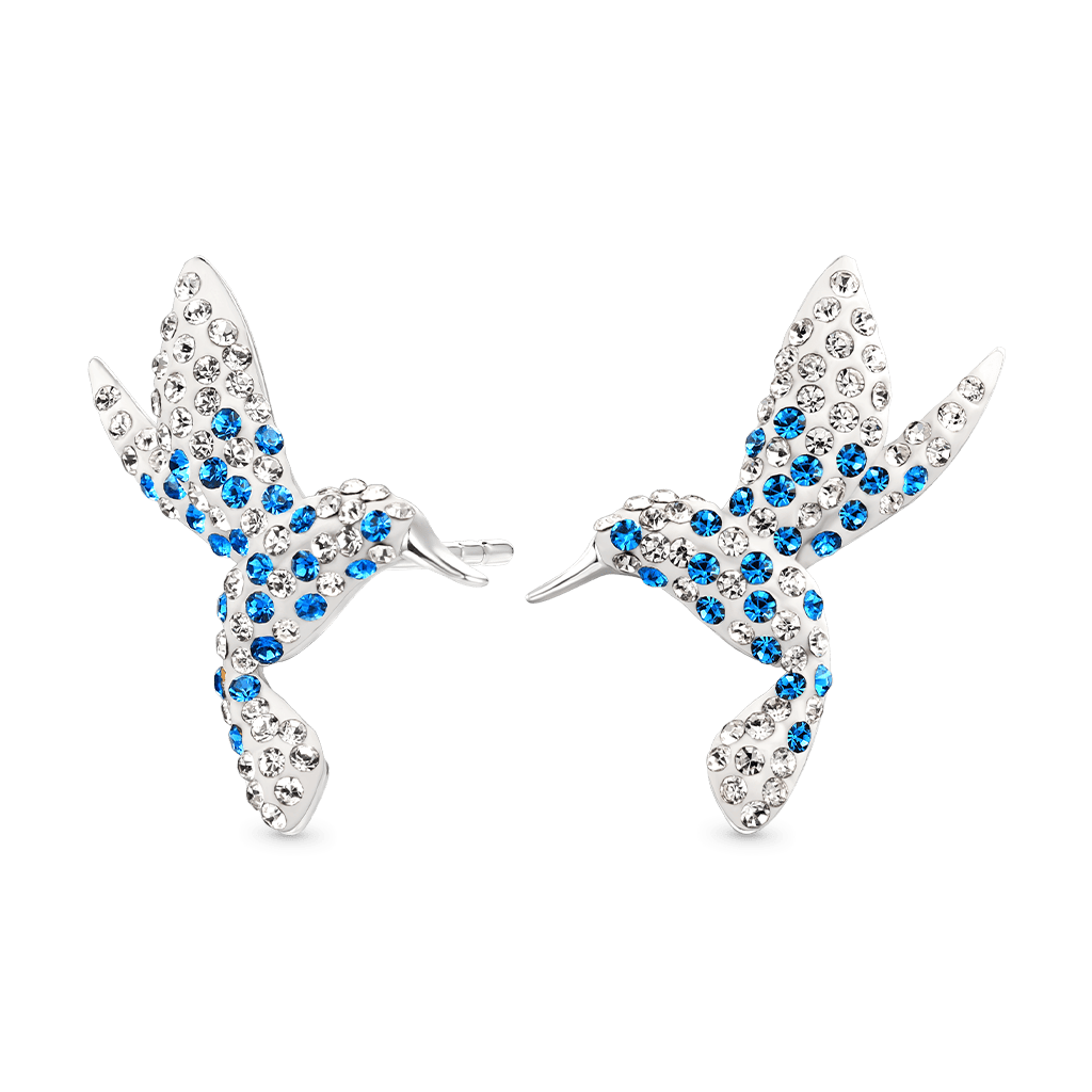 Gnoce Blue Hummingbird Earrings_3