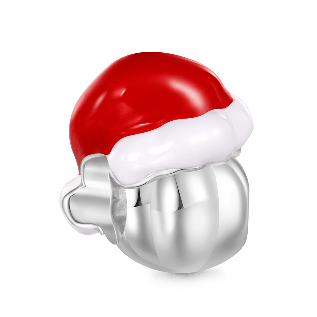 Gnoce Santa Hat Winking Smiley Pumpkin Charm_2