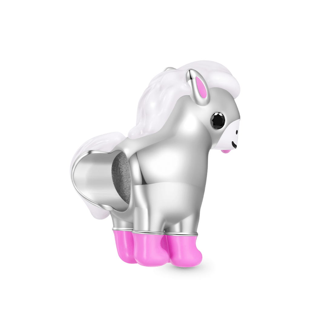 Gnoce Pink Cute Mini Pony Charm_2