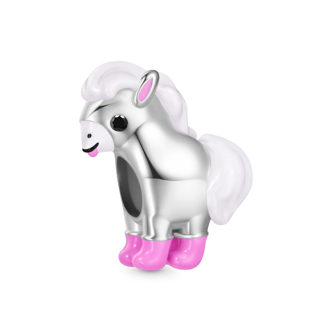 Gnoce Pink Cute Mini Pony Charm_1