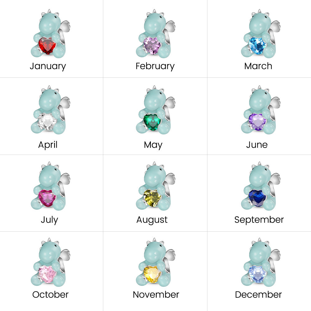 Gnoce Glow-in-the-Dark Unicorn Embraces Love Charm_4