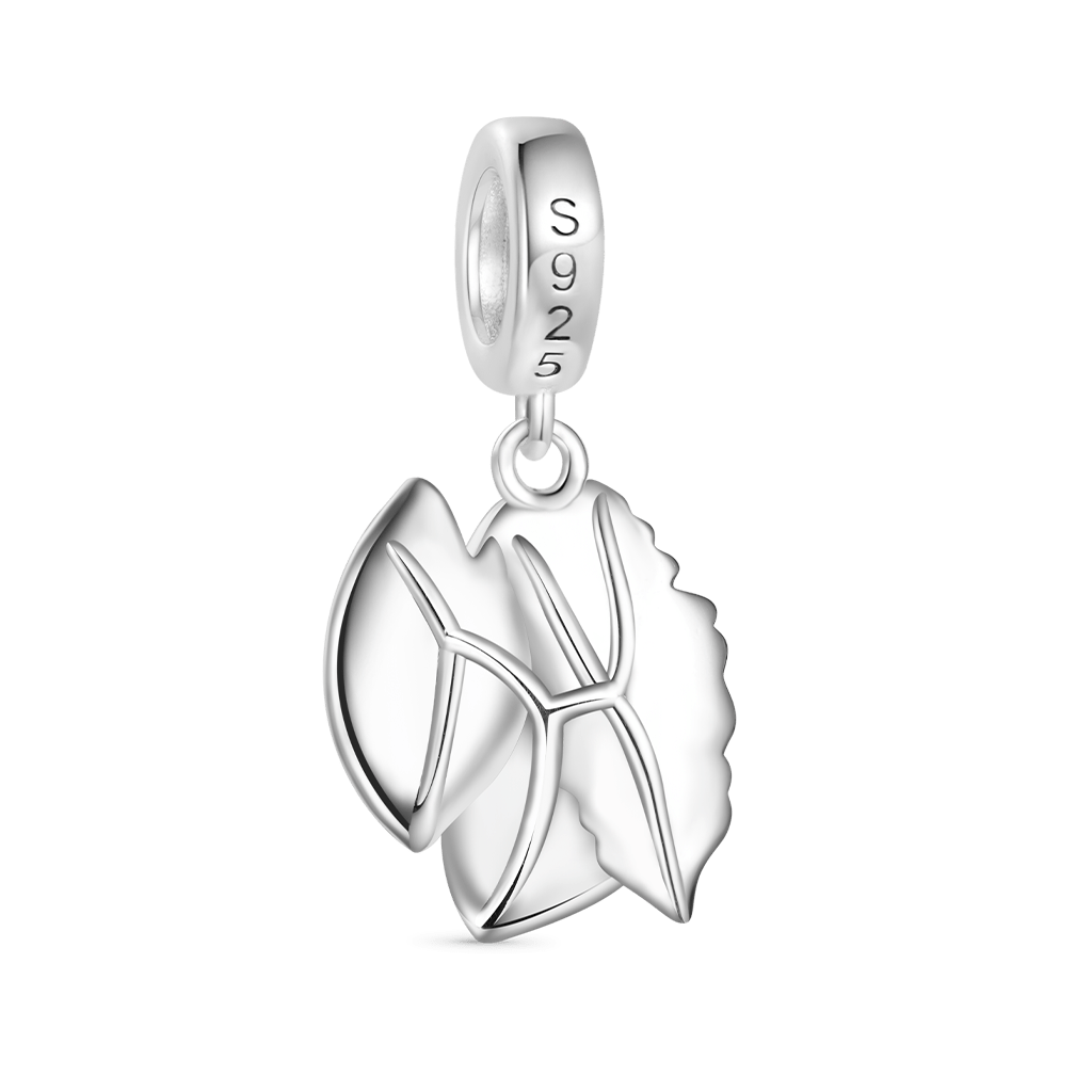 Gnoce Glow-in-the-Dark Begonia Plant Pendant Dangle Charm_3